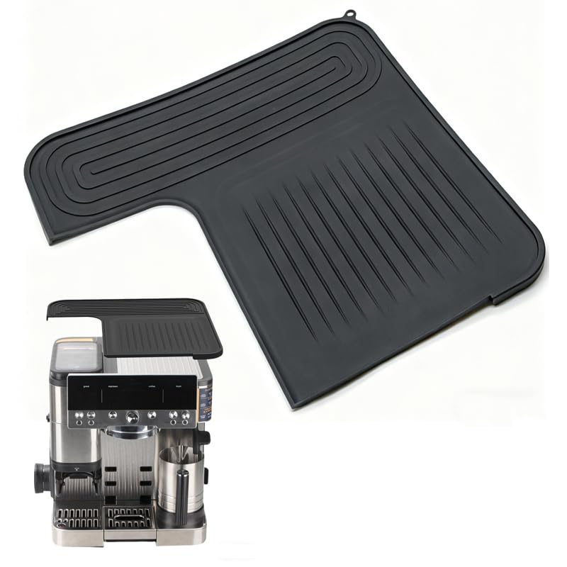 MFRHYLOEE Ninja Luxe top mat covers the espresso area, protecting the surface.