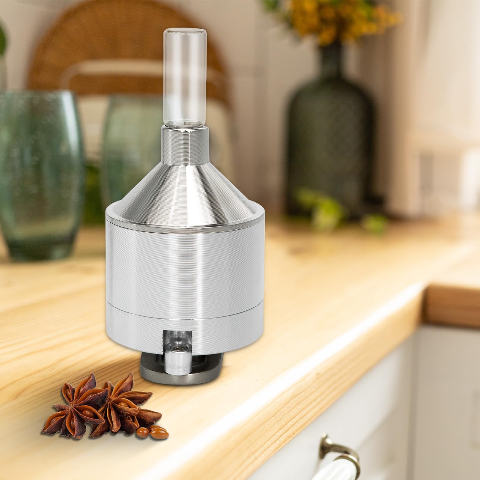 MGOJIJINN kitchen spice grinding set in use for everyday cooking