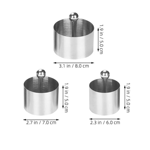 MHFOOU round cake mold set for elegant sushi towers.