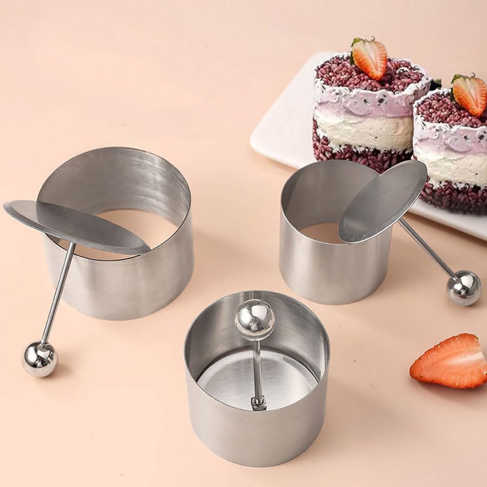 MHFOOU durable stainless steel ring mold for repeated use.