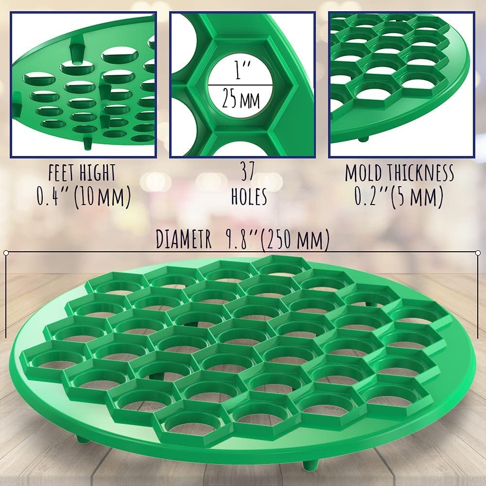 MHH food-grade aluminum dumpling maker promises durable, long-lasting performance