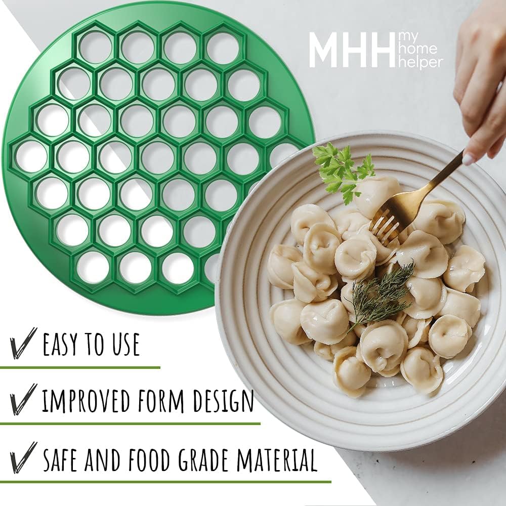 MHH pelmeni mold dumpling press enables effortless sealing for perfect pelmeni