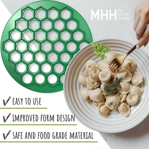 MHH pelmeni mold dumpling press enables effortless sealing for perfect pelmeni