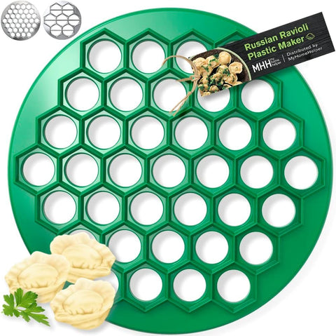 MHH Russian Dumpling Maker assembly showing fast, even dough shaping for family meals