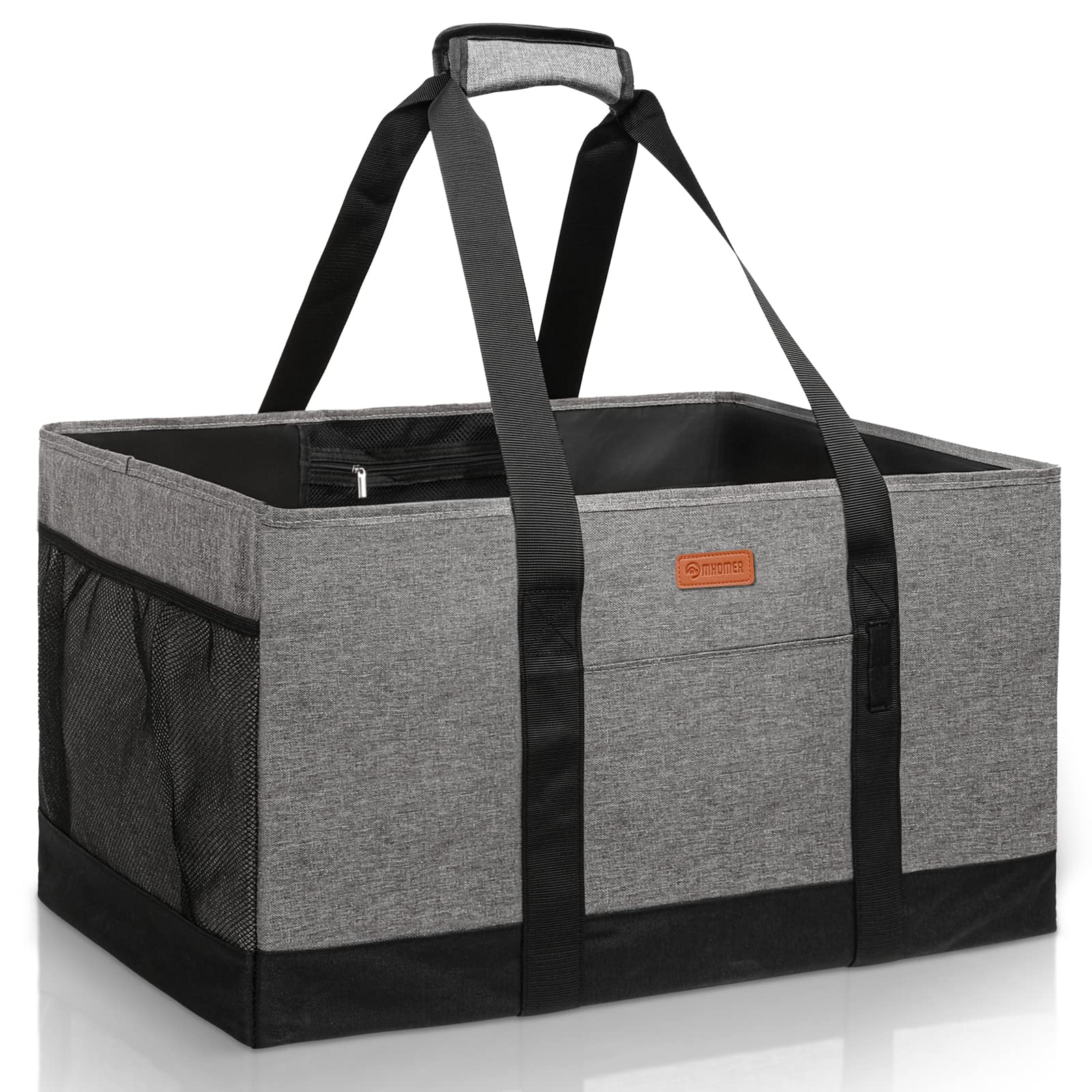 MHOMER reusable tote with oversized capacity for easy grocery loading.