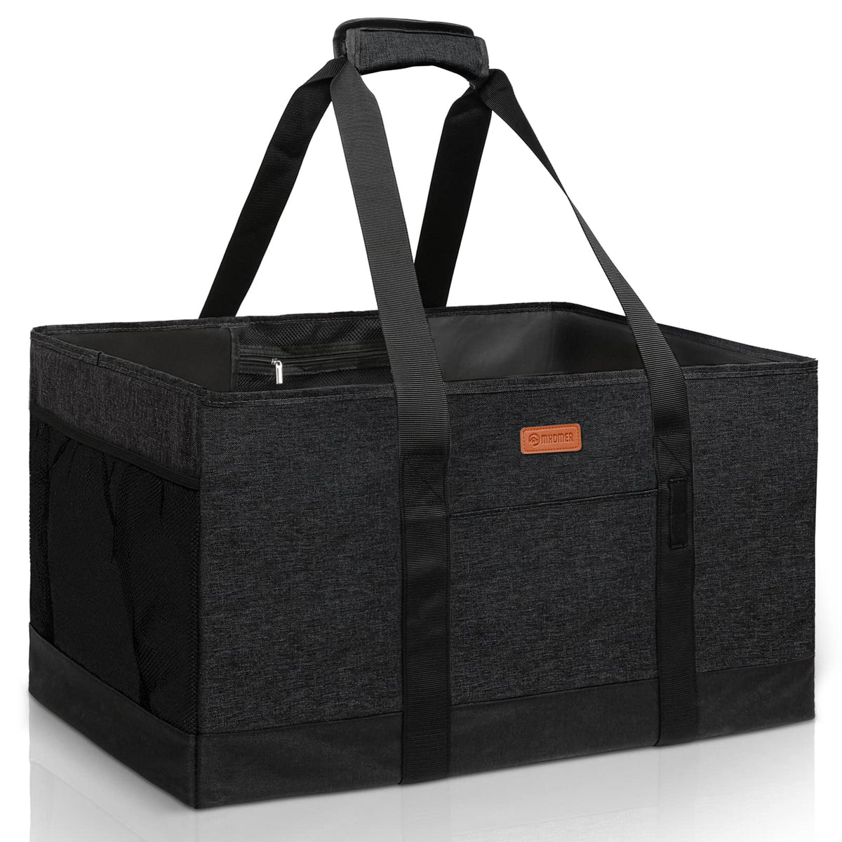 MHOMER reusable grocery bag top view showing large capacity
