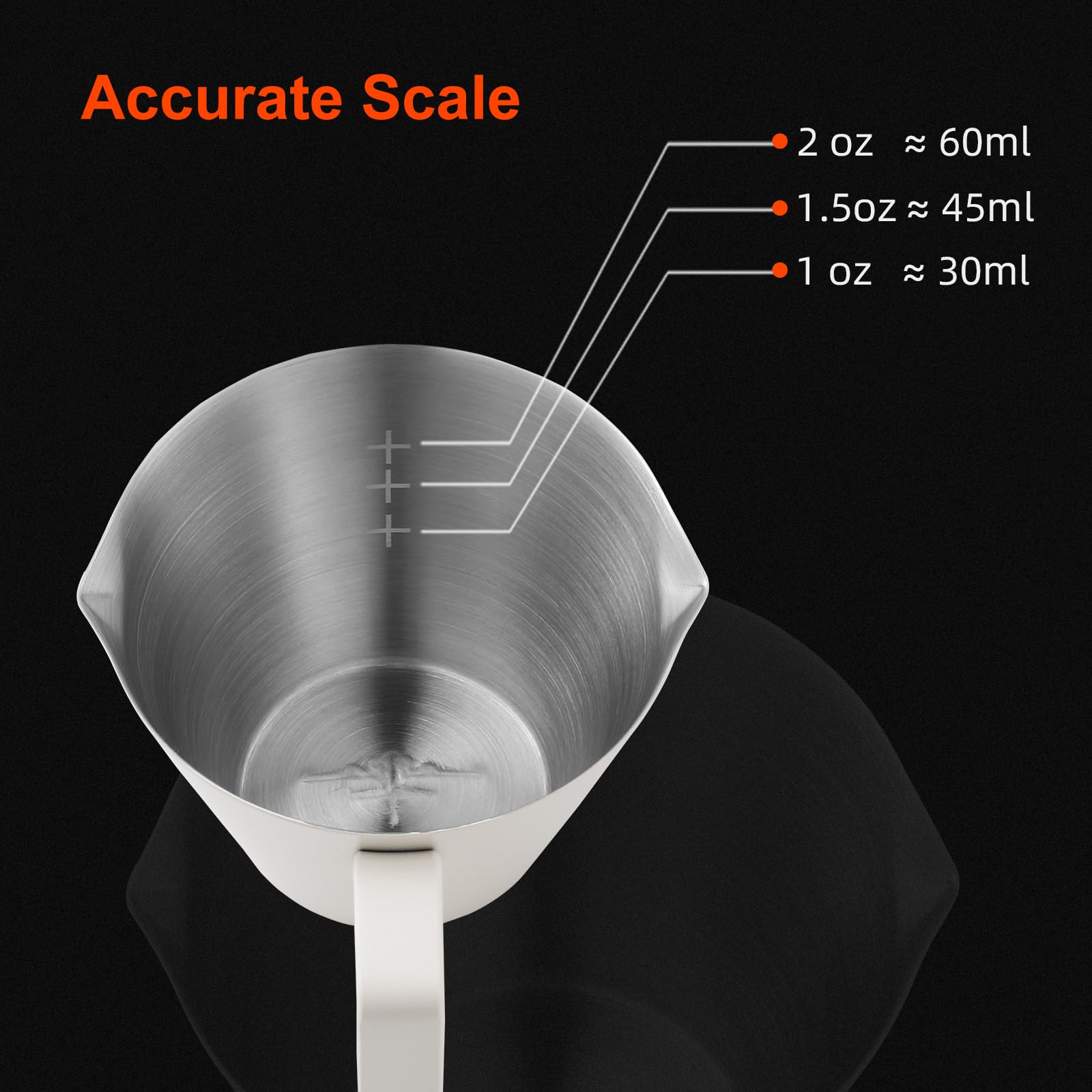 MHW-3BOMBER 3 oz max capacity supports versatile pours.