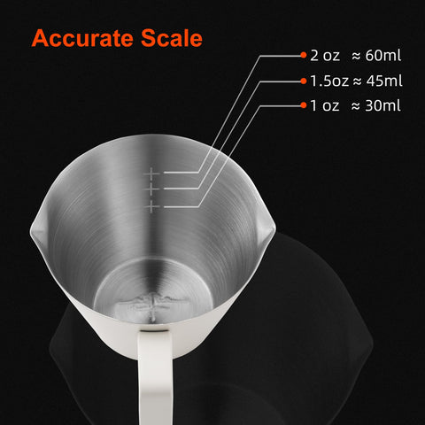MHW-3BOMBER 3 oz max capacity supports versatile pours.