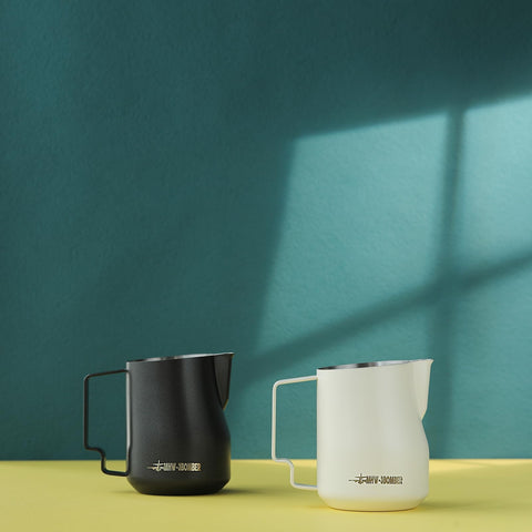 MHW-3BOMBER black finish adds professional style to barista tools