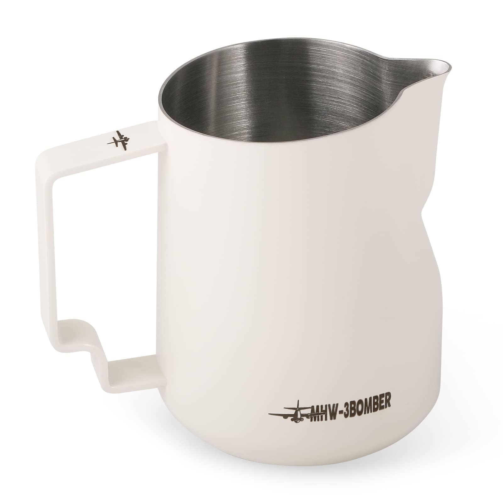 MHW-3BOMBER milk frothing pitcher 12oz for café-grade latte foam