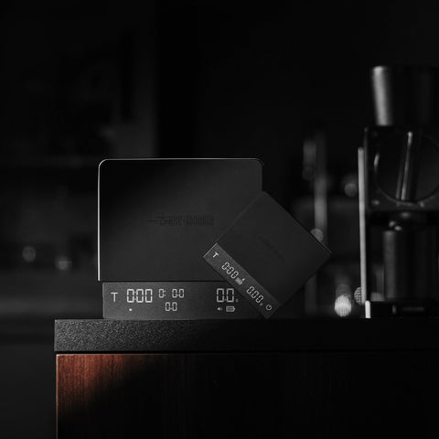 MHW-3BOMBER scale mute function enabling quiet morning brewing