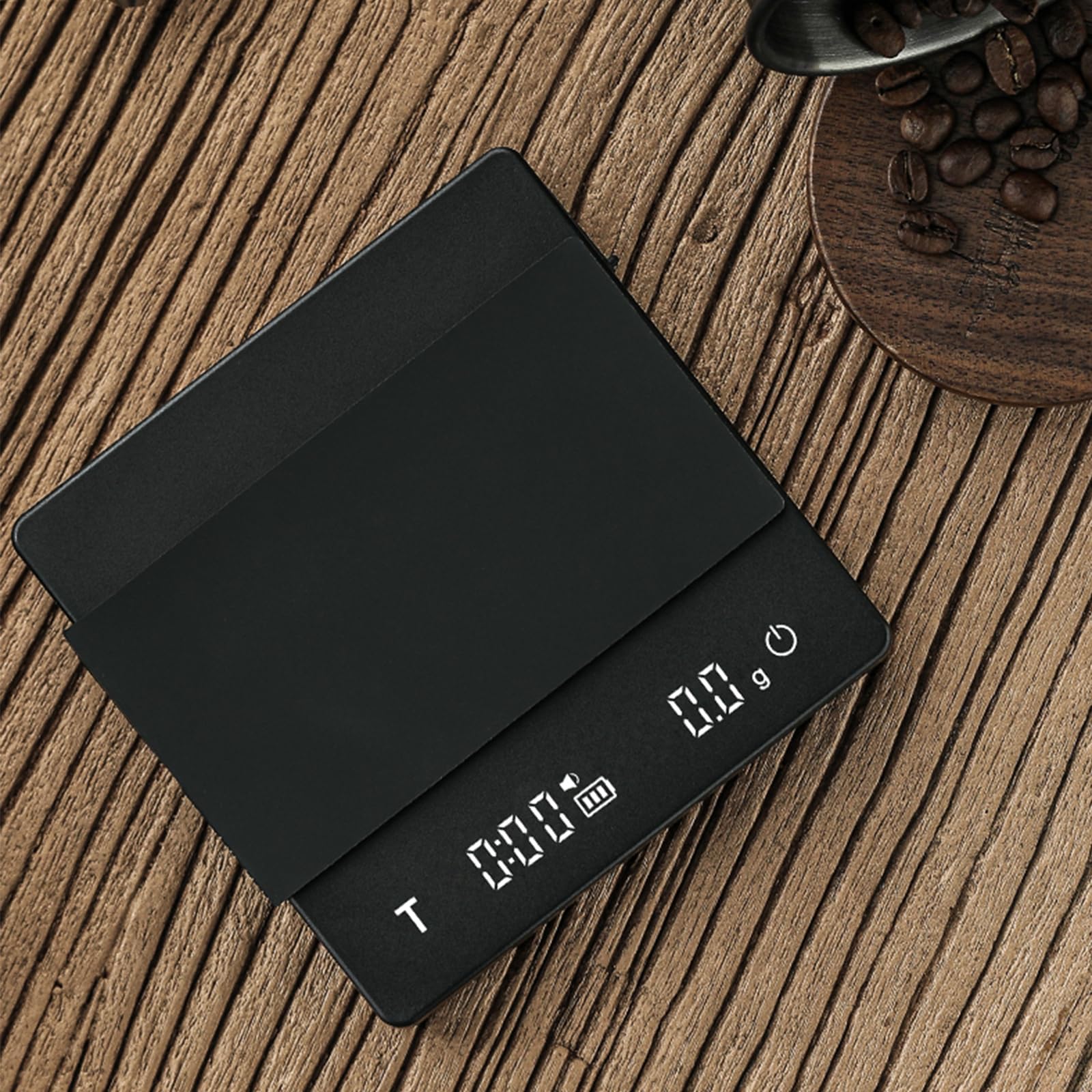 MHW-3BOMBER silicone pads stabilize the scale on slick countertops.