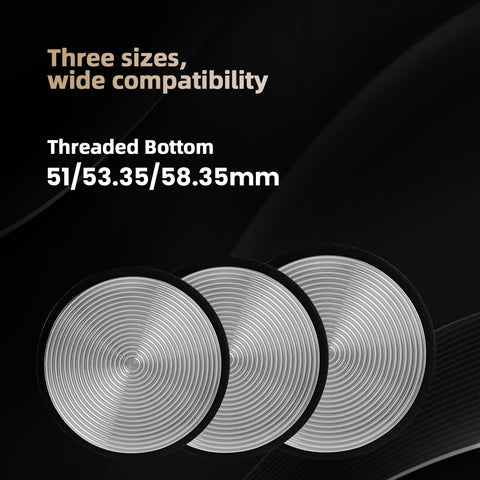 MHW-3BOMBER tamper 58mm press supports uniform density across the bed.