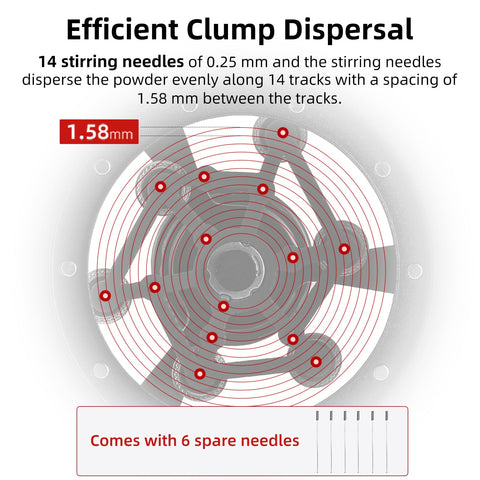 MHW-3BOMBER WDT Tool 14 needles evenly disperse grounds