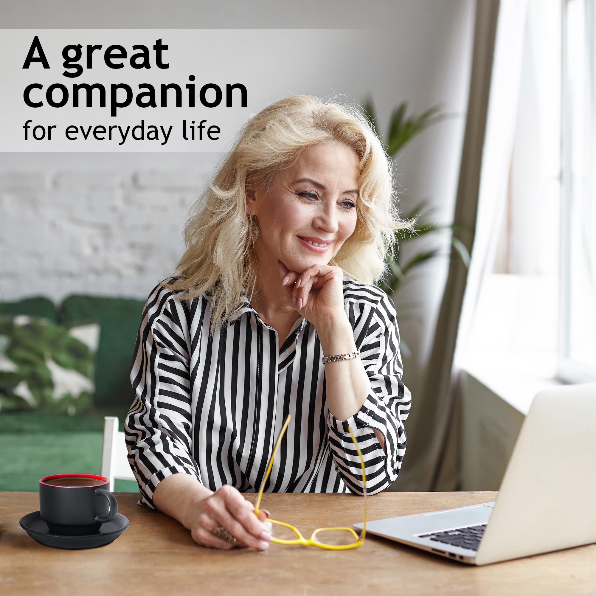 MIAMIO 2.5 oz capacity, ideal for concentrated coffee shots.