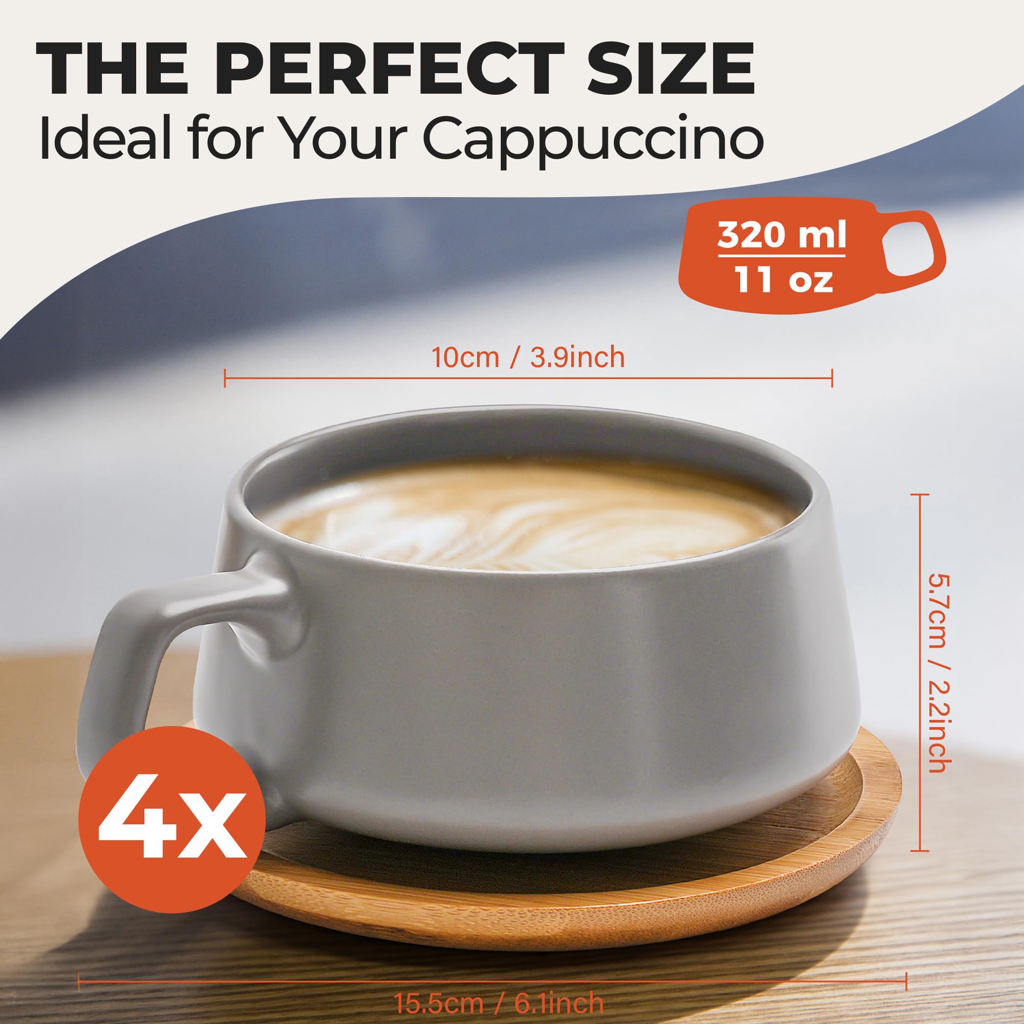 Gift-ready MIAMIO packaging showcasing a premium coffee and tea set.