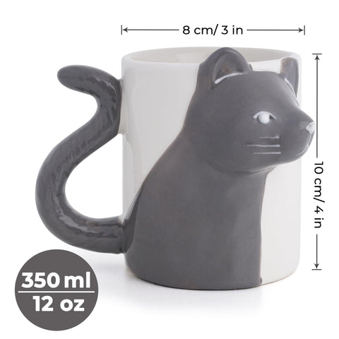 MIAMIO microwave and dishwasher-safe ceramic mug for easy cleaning.