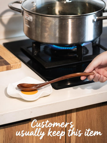 Miamolo 5.3-inch spoon rest fits multiple utensils