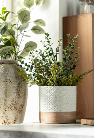 Miamolo airtight canister with wooden lid keeps odors out in your pantry.