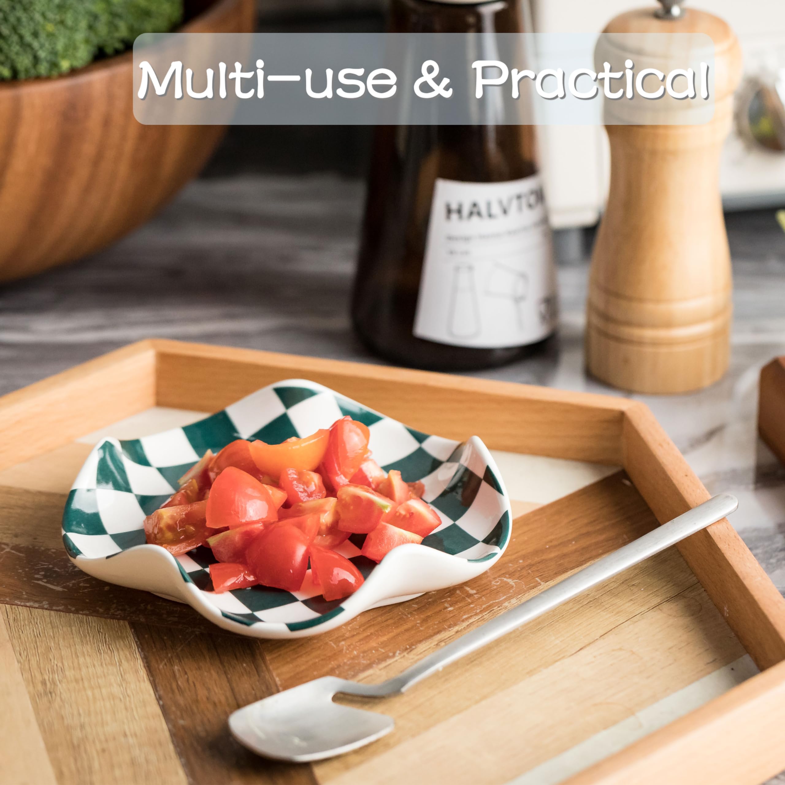 Miamolo stackable spoon rest saves space on counter or in cabinet.