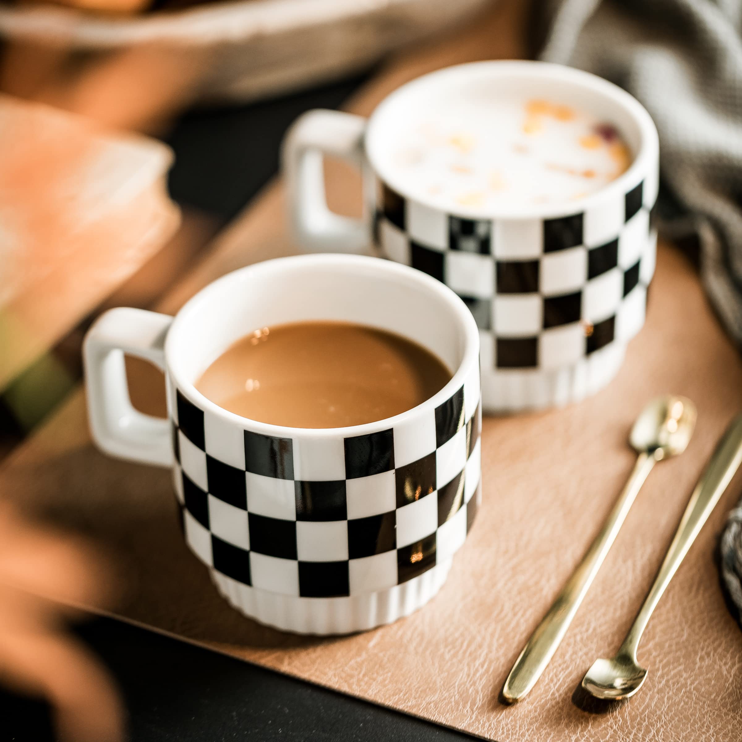 Miamolo 11-ounce mugs suitable for coffee, tea, cocoa and more