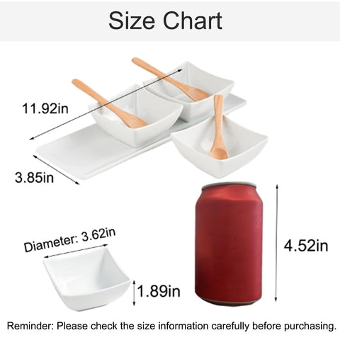 Miamolo serving tray with dip bowls organized presentation