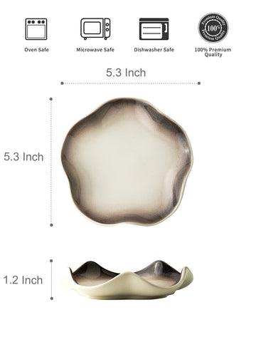 Miamolo spoon rest with flower edge prevents spills during coffee rituals