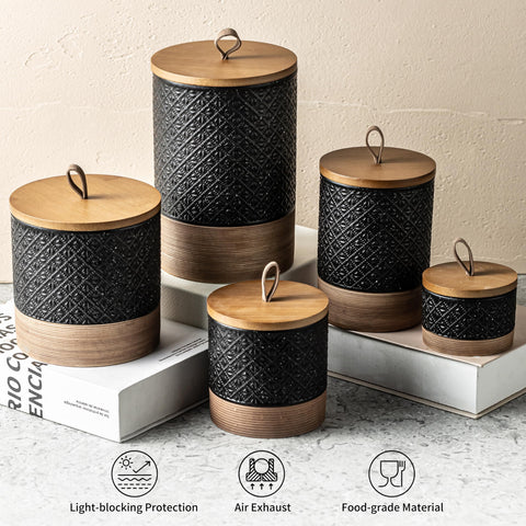 Miamolo tea and sugar jar for tea time rituals and daily refreshment.
