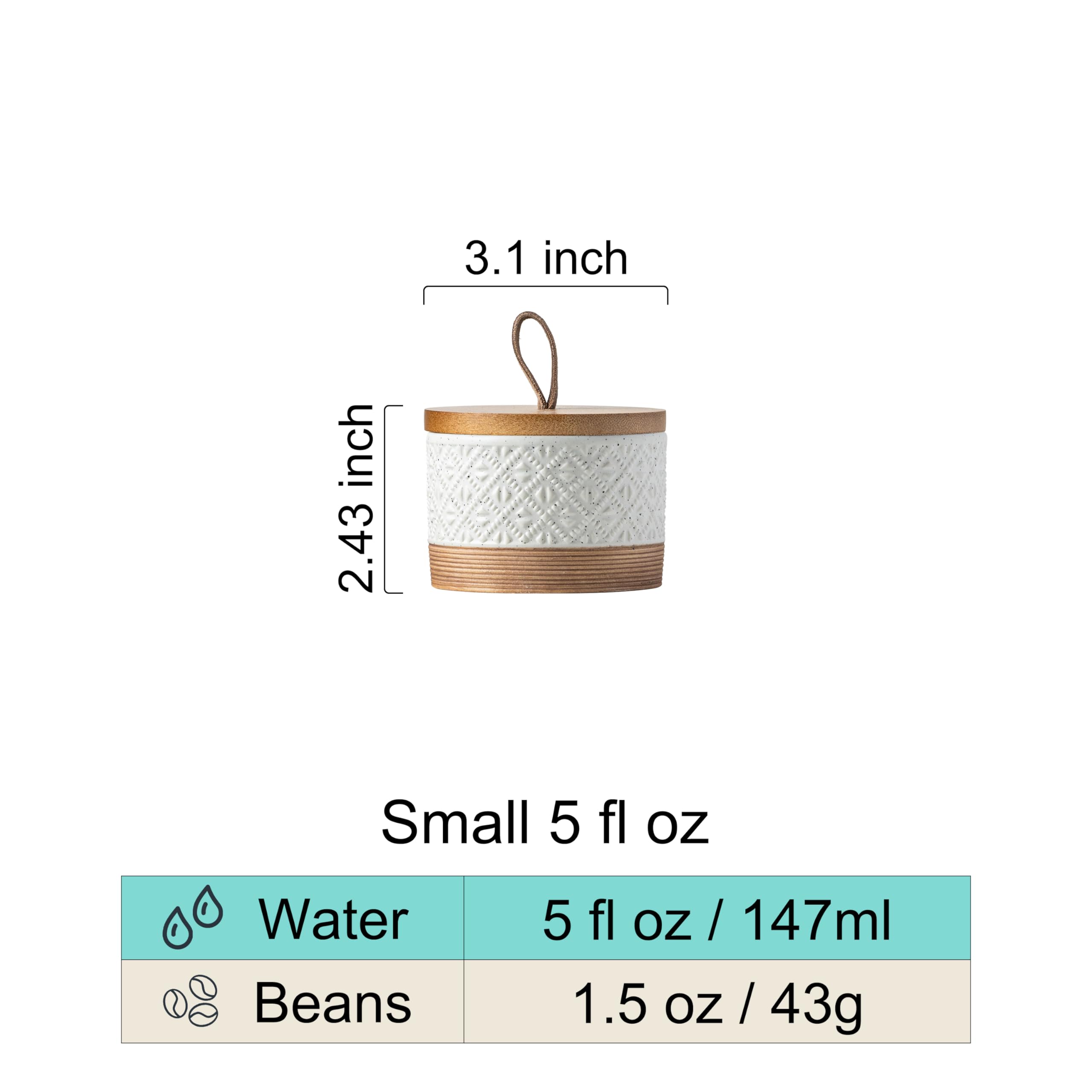 Miamolo wooden-lid jar with rubber gasket seals air and flavor.