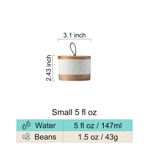 Miamolo wooden-lid jar with rubber gasket seals air and flavor.