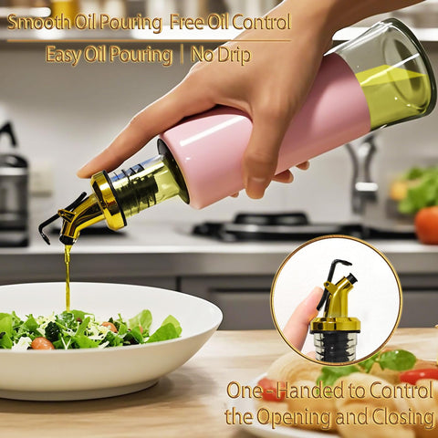 Miao'er glass-body dispenser supports easy handling with one-handed use.