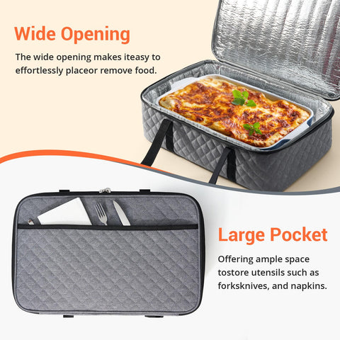 Exterior 600D Oxford fabric resists wear and cleans easily.