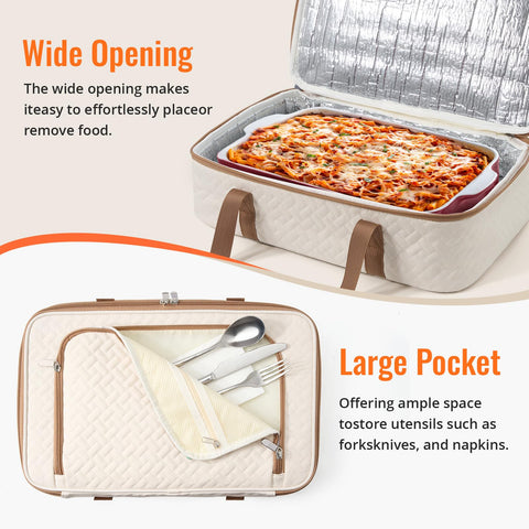 MIAOJIE exterior pocket stores utensils for quick setup