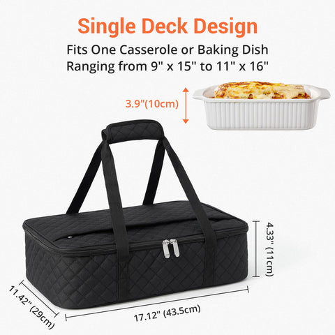 MIAOJIE top-compartment holds utensils, napkins, or condiments neatly.