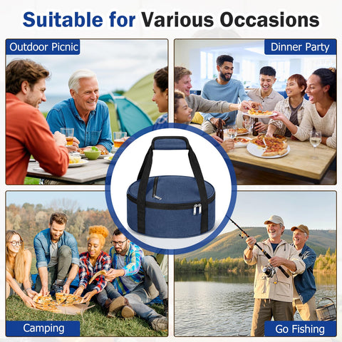 MIAOJIE round carrier with padded handles ensures comfortable carrying.