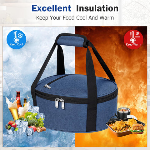 MIAOJIE carrier features two-way zipper for easy access and spill prevention.