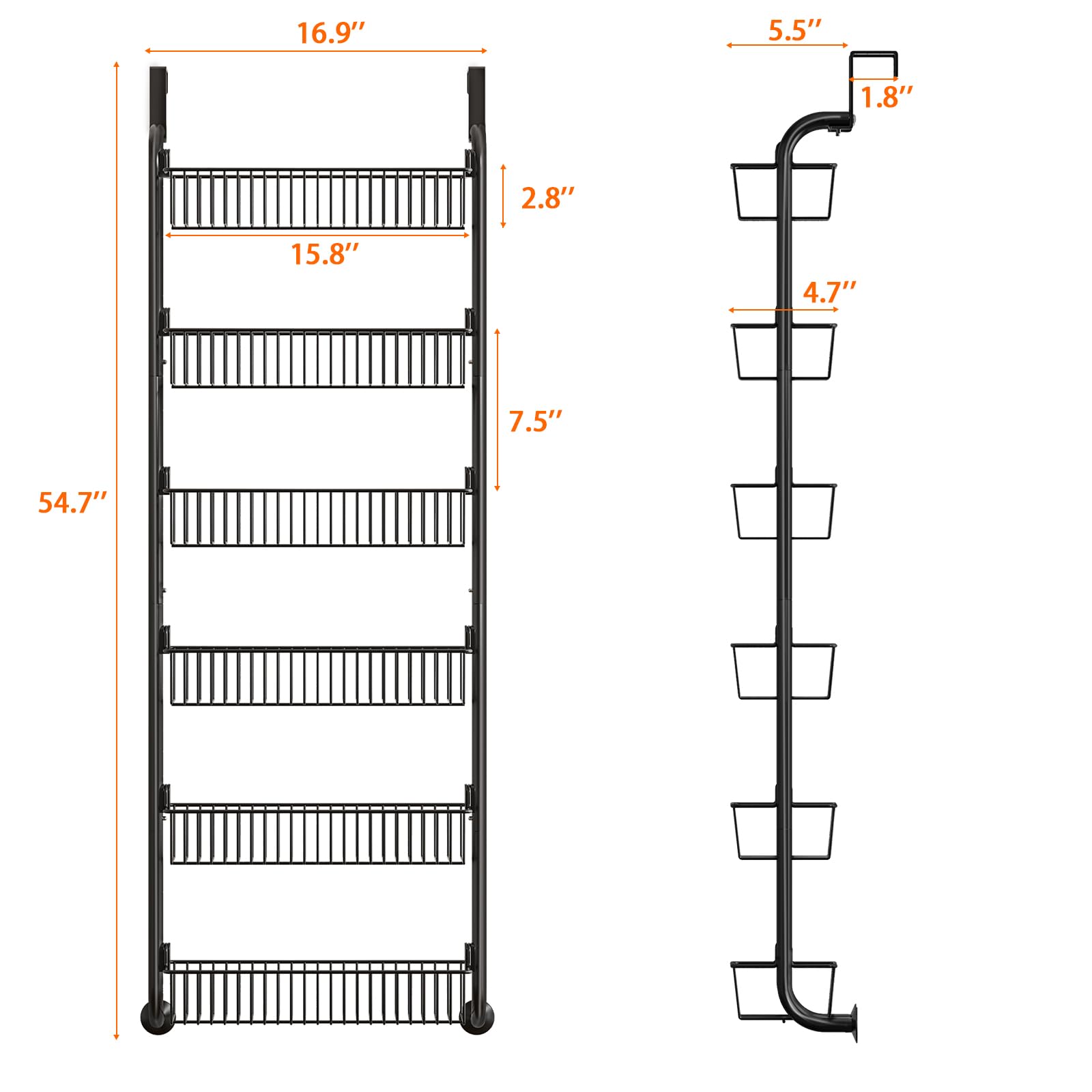 MIAOLI heavy-duty adhesive pads keep the unit firmly attached to doors