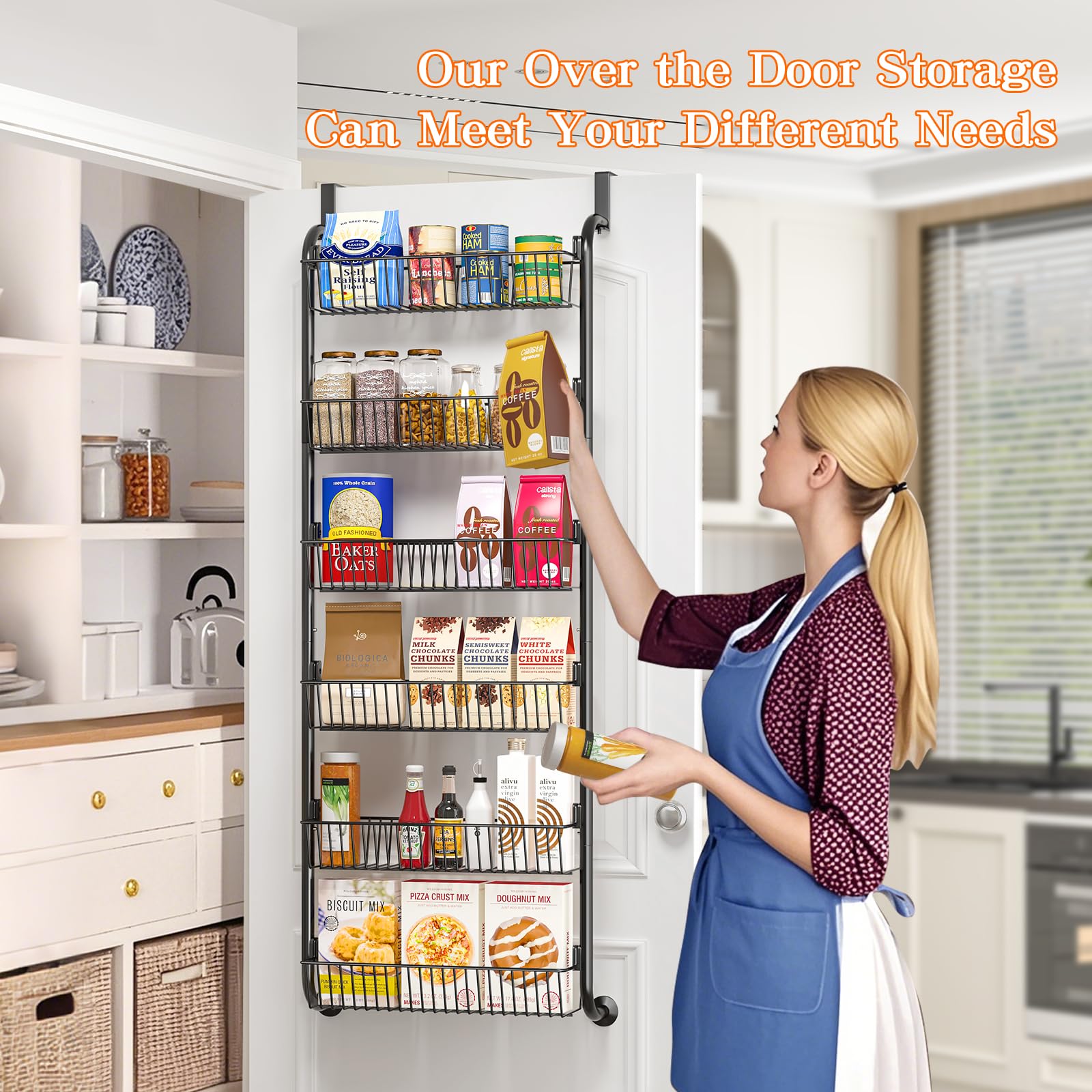 MIAOLI removable baskets offer flexible storage for spices and snacks