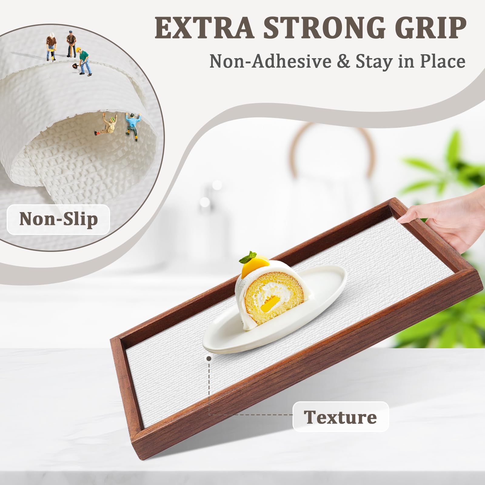 MIAONET non-adhesive liner cut-to-fit provides flexible organization.