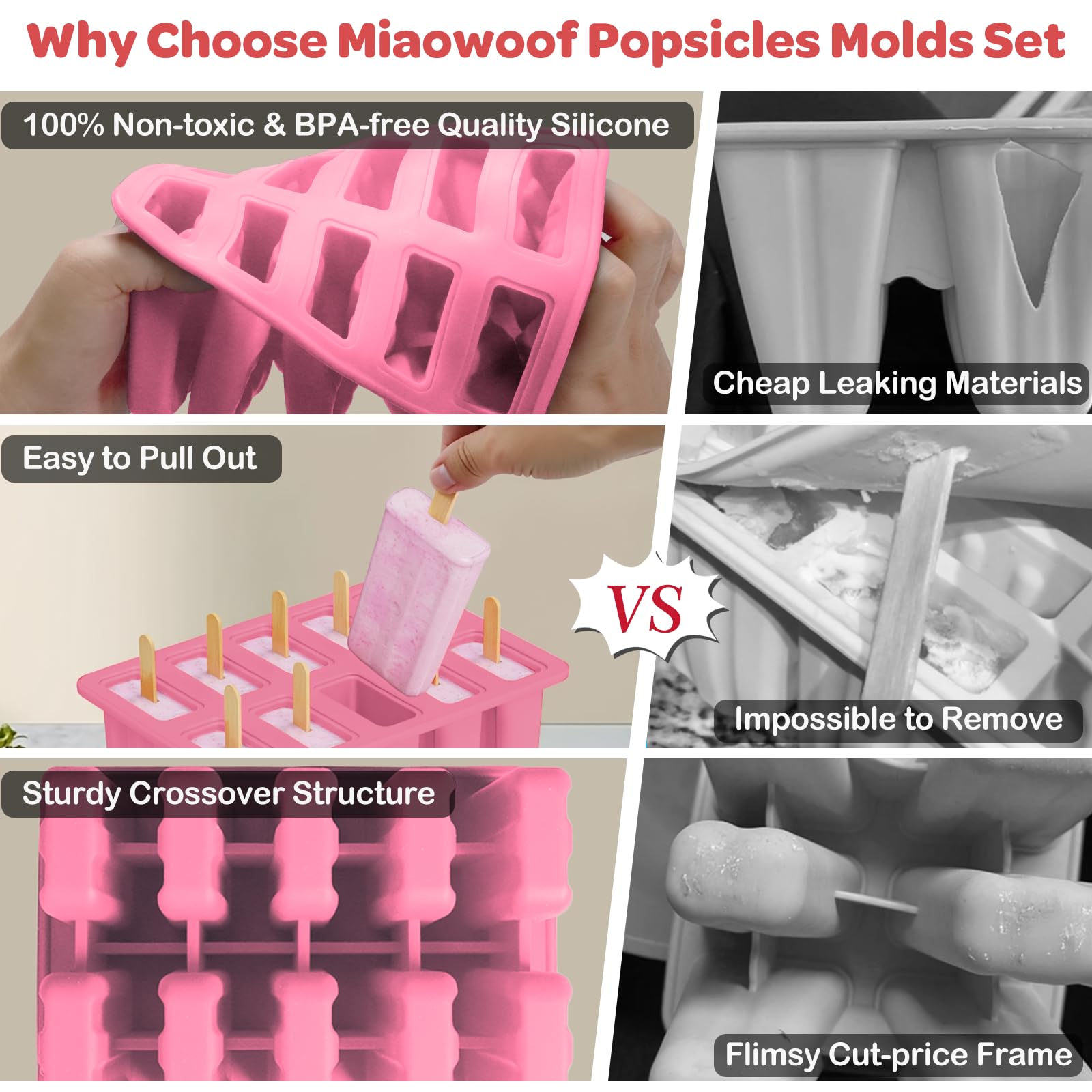 Miaowoof popsicle bags for freezing and portion-controlled snacks