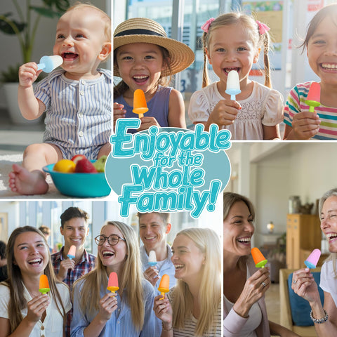 Miaowoof colorful sticks inspire creative flavor blends during snack time.