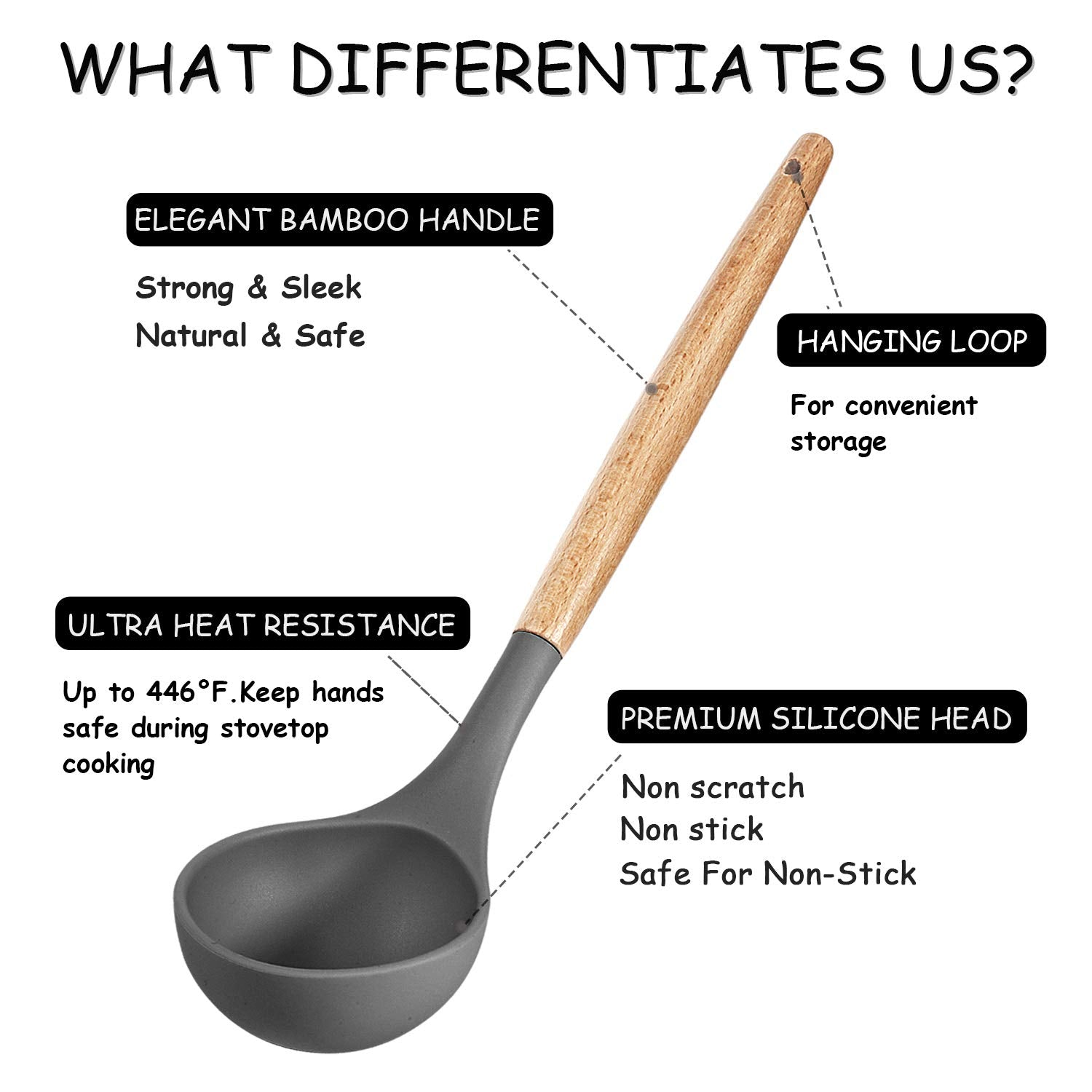 MIBOTE wooden-handled utensils add warmth and durability to cooking.