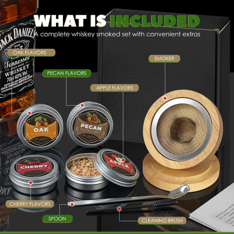 Micanlo cocktail smoker spoon adds convenient flavor control for cocktails.