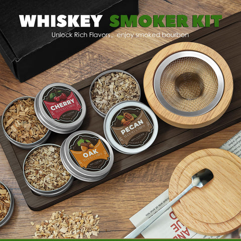 Micanlo set supports infusing cheeses and dried fruits with a smoky twist.