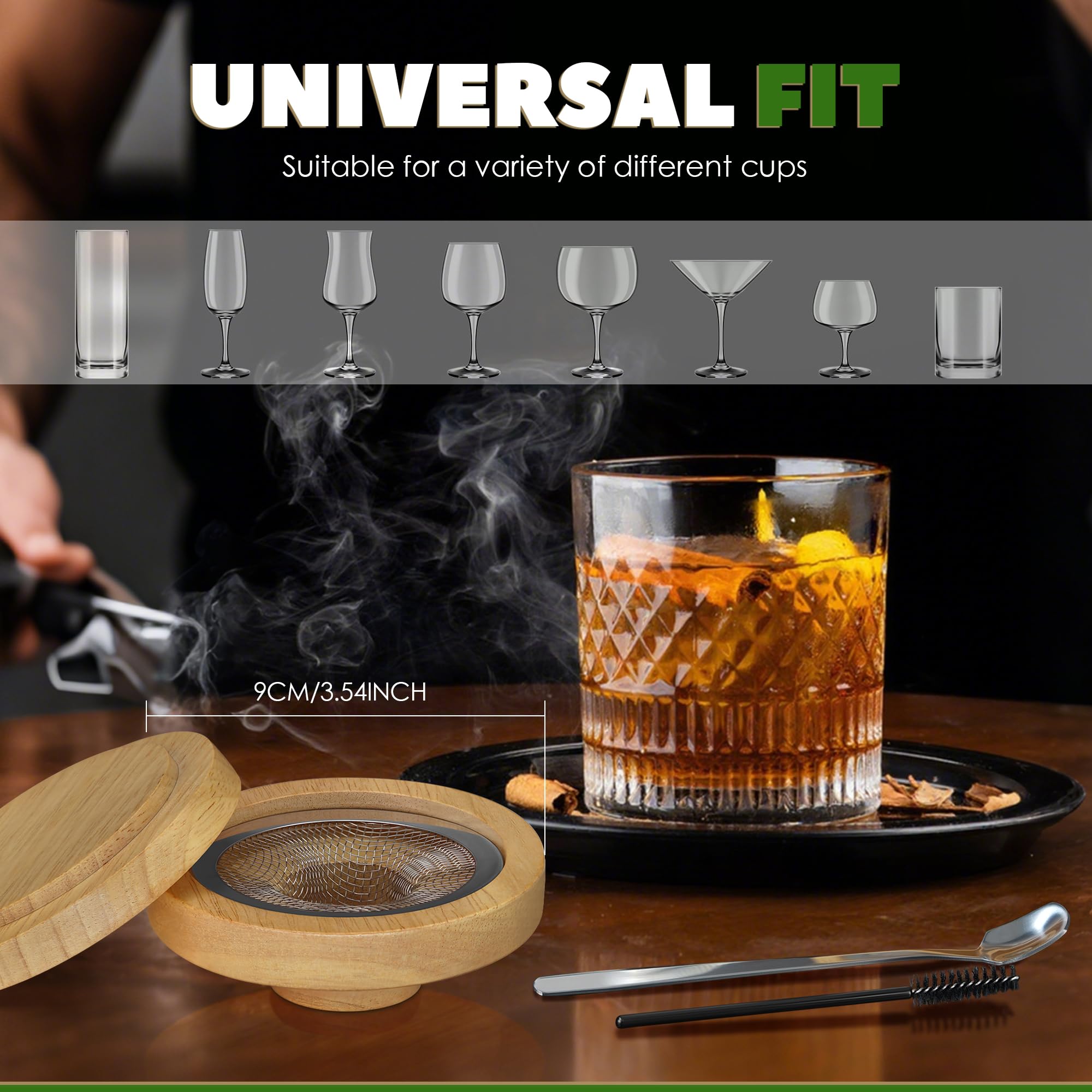 Micanlo smoked Old Fashioned kit delivers refined aroma for bourbon.