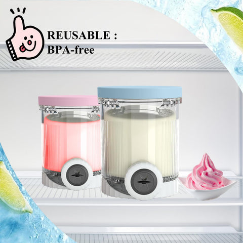 MICEAN four-pack pints offer versatile options for multiple frozen treats at once.