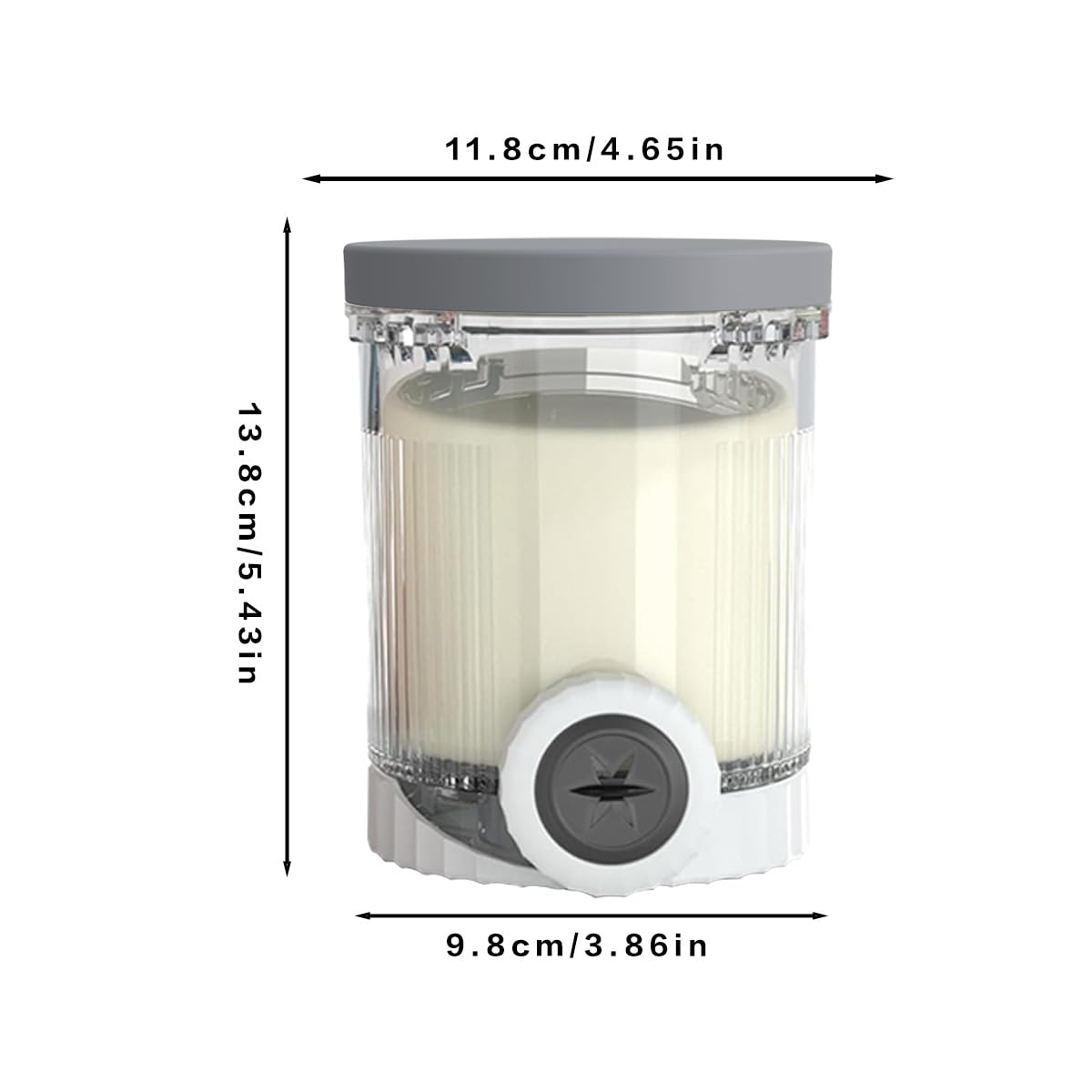 MICEAN silicone lids for Ninja NC700 protect desserts with BPA-free, reusable durability.