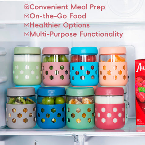 MICEBAY freezer-safe jar for versatile storage and batch prepping