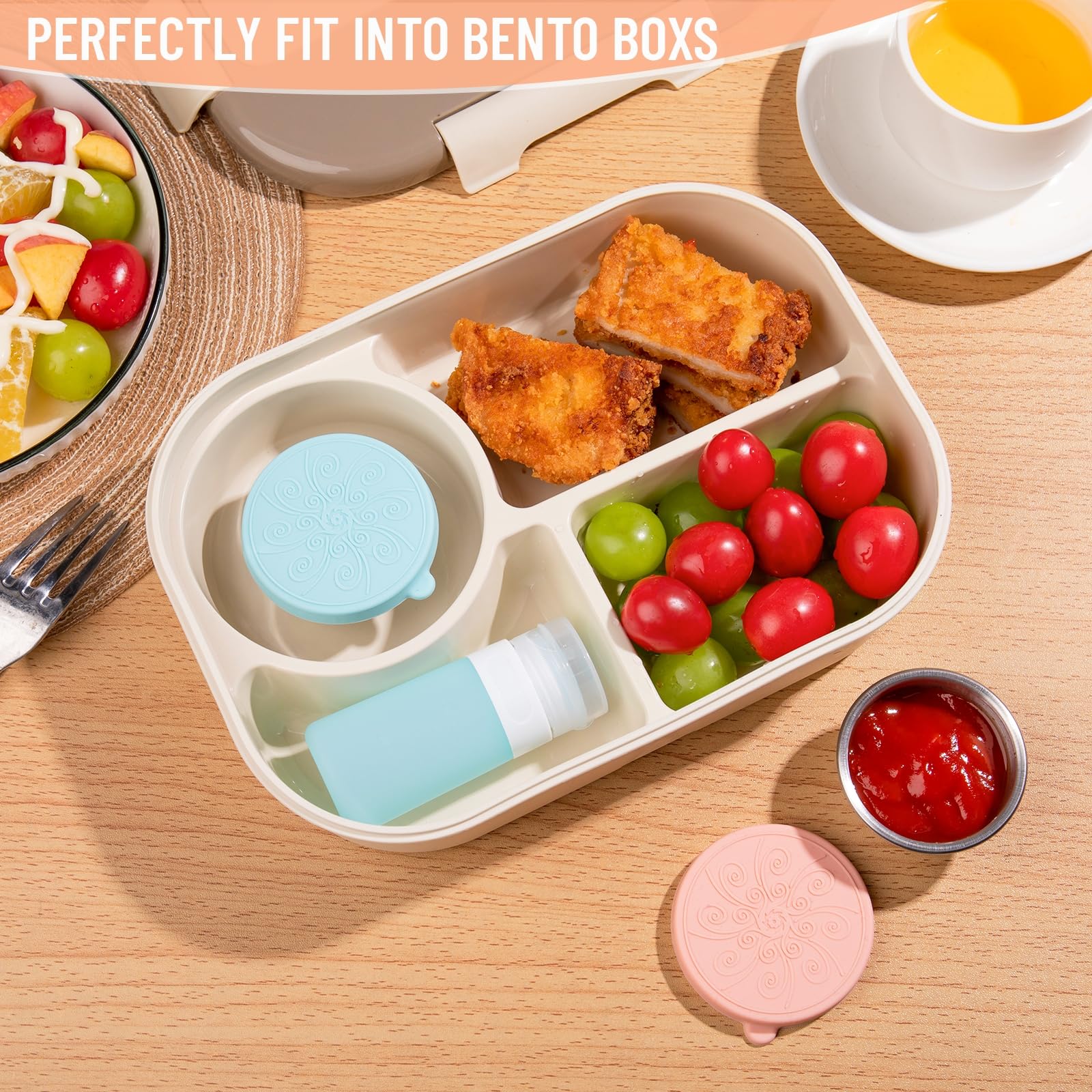 MICEBAY silicone lids are BPA-free and easy to clean