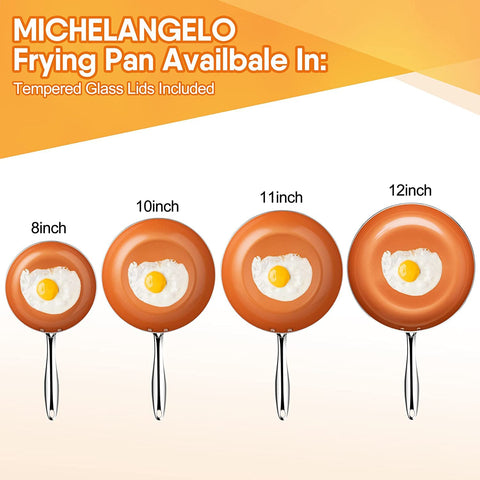 Michelangelo flat-bottom design ensures stable, even heating